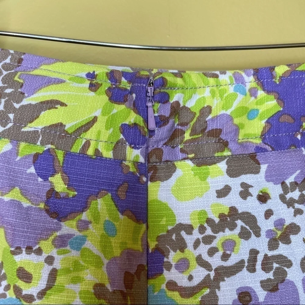 Talbots Pastel Floral Print Skirt Career Wear Office - Picture 5 of 8